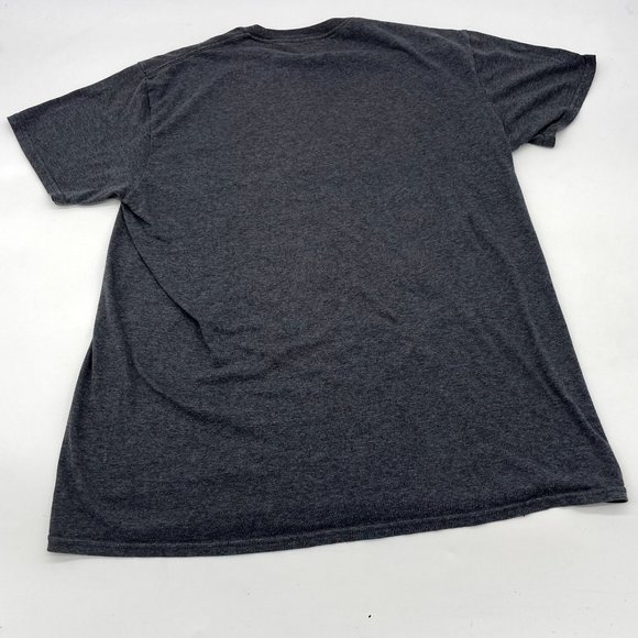 Bob Ross T-Shirt Mens Large Gray Graphic Print Birds Painting Short Sleeve 90681 - Picture 6 of 7